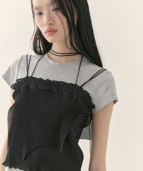 kotohayokozawa/コトハヨコザワ】《STUDIOUS別注》SHEER CAMISOLE