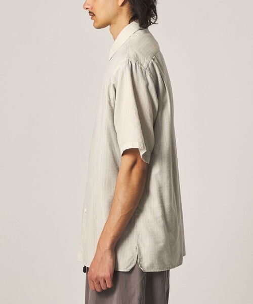 Steven Alan(スティーブンアラン)の「<Steven Alan> ドビー レギュラーカラー ショートスリーブ シャツ BOX(シャツ/ブラウス・メンズ・ナチュラル/グレー・XL/L/M/S)」の16枚目の写真