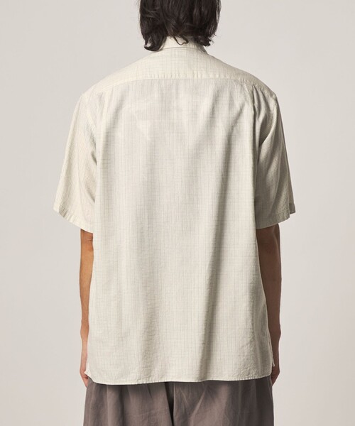 Steven Alan(スティーブンアラン)の「<Steven Alan> ドビー レギュラーカラー ショートスリーブ シャツ BOX(シャツ/ブラウス・メンズ・ナチュラル/グレー・XL/L/M/S)」の17枚目の写真