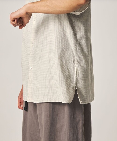 Steven Alan(スティーブンアラン)の「<Steven Alan> ドビー レギュラーカラー ショートスリーブ シャツ BOX(シャツ/ブラウス・メンズ・ナチュラル/グレー・XL/L/M/S)」の20枚目の写真