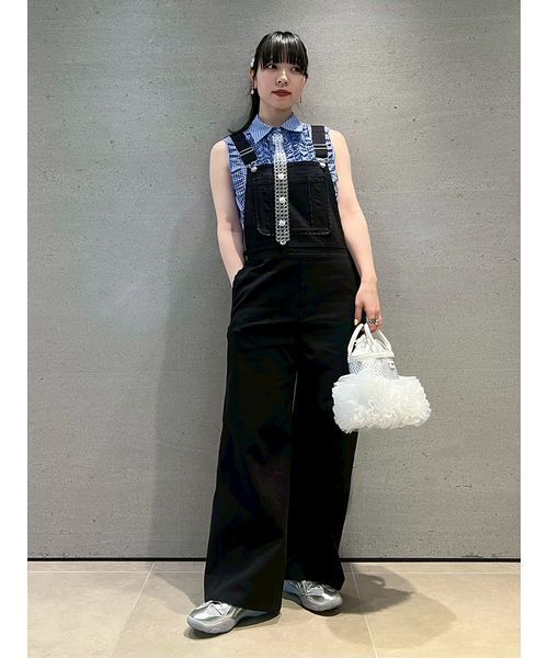 FURFUR（ファーファー）の「ノースリーブフリルブラウス（シャツ/ブラウス・レディース・ネイビー/ブルー/ホワイト・F）」の16枚目の写真
