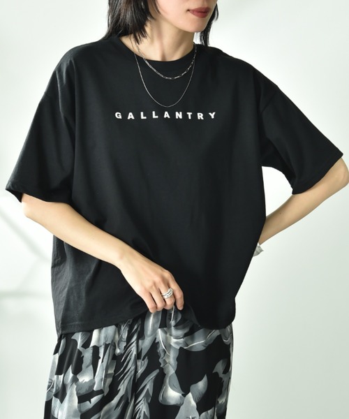 INTERPLANET(インタープラネット)の「BACK布帛切替ロゴT(Tシャツ/カットソー・レディース・ベージュ/オフホワイト/ブラック・FREE)」の21枚目の写真