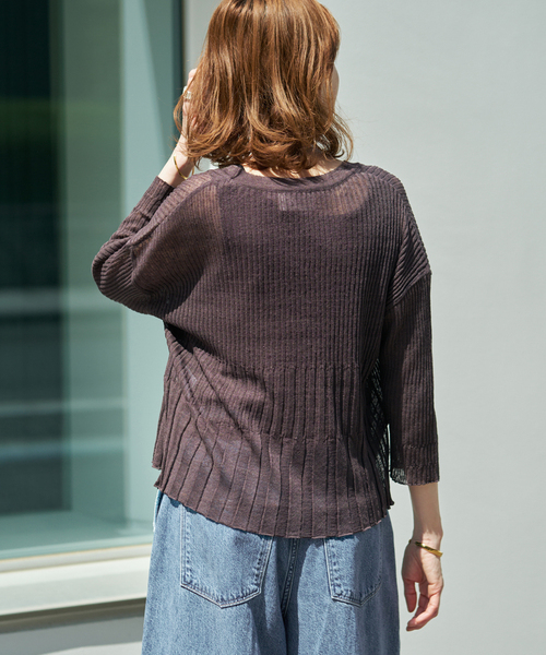 ENRICA エンリカ Vネックカーディガン KNIT 231（カーディガン/ボレロ