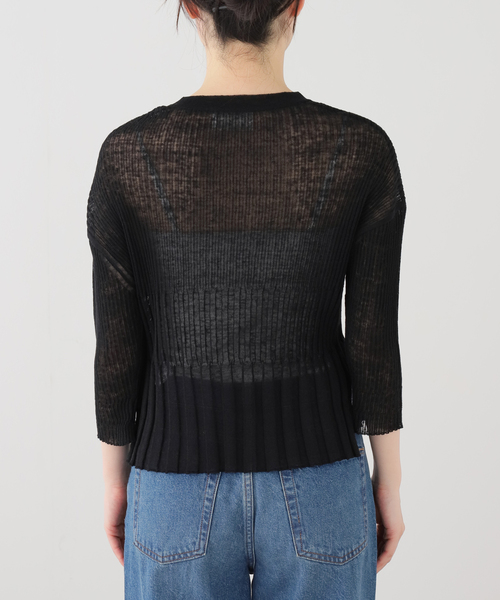 enrica(エンリカ)の「ENRICA エンリカ Vネックカーディガン KNIT 231(カーディガン/ボレロ・レディース・レッド/ブラウン/ブラック・FREE)」の16枚目の写真