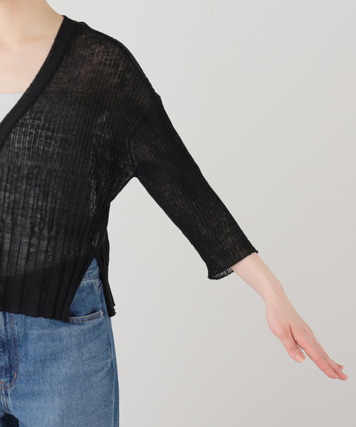 enrica(エンリカ)の「ENRICA エンリカ Vネックカーディガン KNIT 231(カーディガン/ボレロ・レディース・レッド/ブラウン/ブラック・FREE)」の17枚目の写真