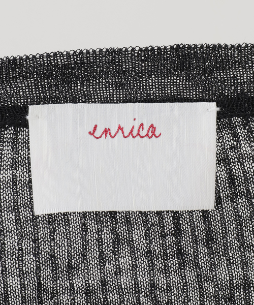 enrica(エンリカ)の「ENRICA エンリカ Vネックカーディガン KNIT 231(カーディガン/ボレロ・レディース・レッド/ブラウン/ブラック・FREE)」の19枚目の写真