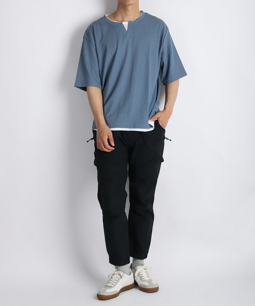 GERRY(ジェリー)の「GERRY / ジェリー 撥水 ストレッチ ワークジョガーパンツ UVカット アウトドア仕様(その他パンツ・メンズ・カーキ/ブラック/ブルーグリーン/ベージュ/ネイビー・M/LL/L)」の8枚目の写真