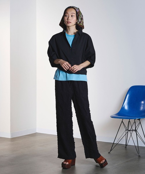 BINDU(ビンドゥー)の「(BINDU)ACAPULCO 64㎝ MAP SCARF(バンダナ/スカーフ・レディース・ベージュ/ブラウン・ONE SIZE)」の6枚目の写真