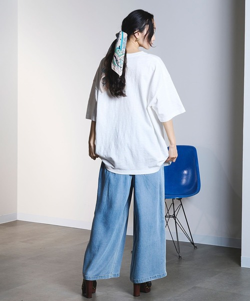 BINDU(ビンドゥー)の「(BINDU)ACAPULCO 64㎝ MAP SCARF(バンダナ/スカーフ・レディース・ベージュ/ブラウン・ONE SIZE)」の10枚目の写真