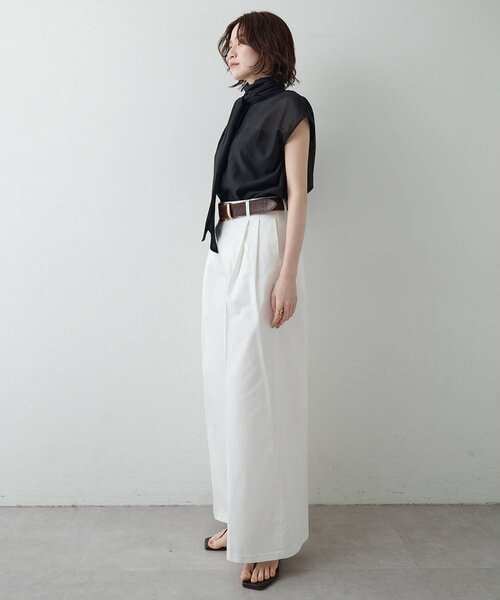 コットンシルクボウブラウス(シャツ/ブラウス)|Whim Gazette コットンシルクボウブラウス(シャツ/ブラウス)|Whim Gazette