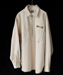 【比嘉商店×UNION HERCULES MADE】ハーフZIPシャツ