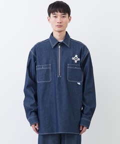 【比嘉商店×UNION HERCULES MADE】ハーフZIPシャツ