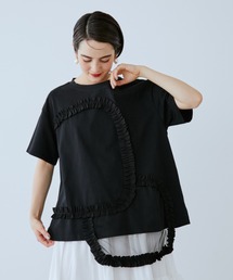 チュールフリルTシャツ