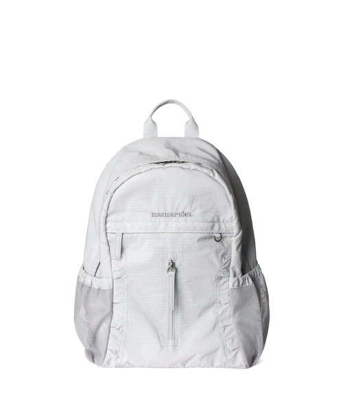 MASMARULEZ（マスマルールズ）の「[INT] Curved shirring backpack_Silver gray（バックパック/リュック・レディース・その他・FREE）」の4枚目の写真