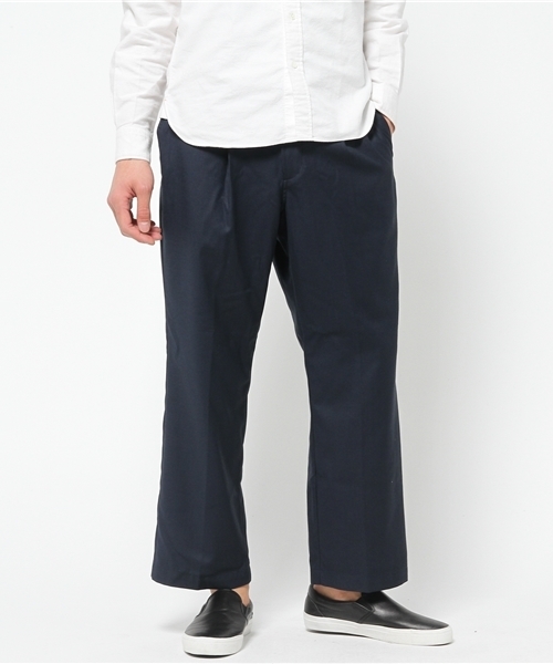Lui's（ルイス）の「Lui's（ルイス) ウエストギャザーワイドトラウザーパンツ（その他パンツ・メンズ・ブラック/ネイビー・MEDIUM/SMALL）」の2枚目の写真