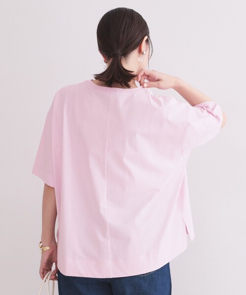 OPAQUE.CLIP(オペークドットクリップ)の「【接触冷感】リラクシーカットソー《洗濯機OK》(Tシャツ/カットソー・レディース・ホワイト/ベビーピンク/ブラック/チャコールグレー・38/40/42)」の20枚目の写真