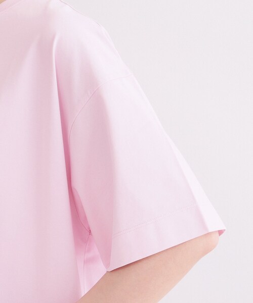 OPAQUE.CLIP(オペークドットクリップ)の「【接触冷感】リラクシーカットソー《洗濯機OK》(Tシャツ/カットソー・レディース・ホワイト/ベビーピンク/ブラック/チャコールグレー・38/40/42)」の12枚目の写真