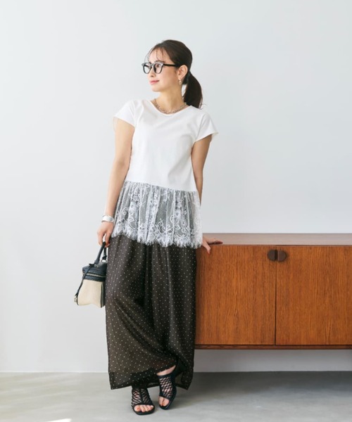 COHINA(コヒナ)の「シアー楊柳ワイドパンツ 【低身長・小柄女性】(その他パンツ・レディース・ブラック/ピンク/ブルー/ブラック系その他2・SHORT/REGULAR)」の16枚目の写真