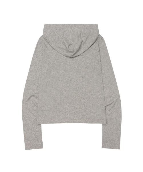 AMESWORLDWIDE(アメスワールドワイド)の「UNICORN SHEER HOODIE LS TEE LIGHT GREY(Tシャツ/カットソー・レディース・その他・FREE)」の9枚目の写真