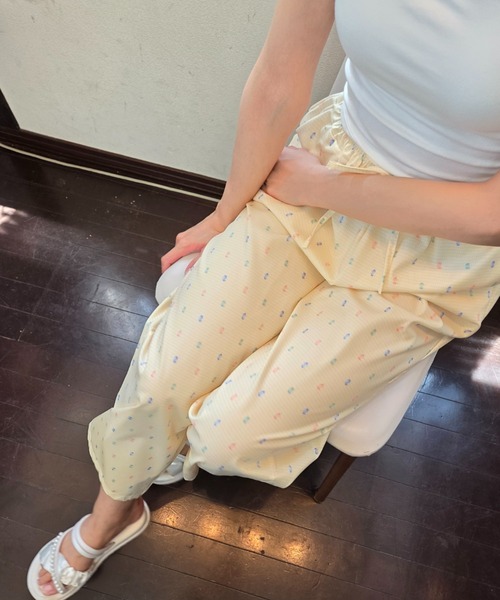 wears｜ウェアーズのパンツ（イエロー/黄色系・ドット柄）通販 - ZOZOTOWN