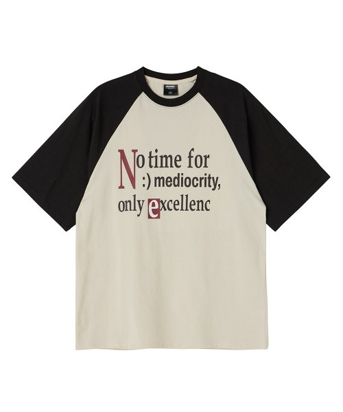 URBANAGE（アーバンエイジ）の「No time ナグラン配色オーバー半袖チャコール（Tシャツ/カットソー・レディース・その他・MEDIUM/LARGE）」の9枚目の写真