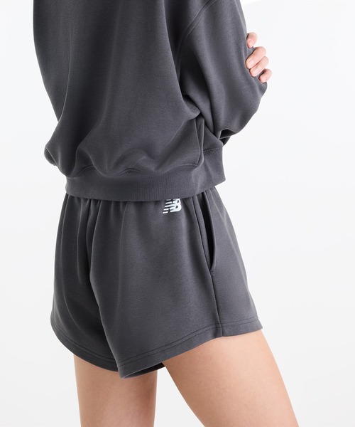 NEW BALANCE(ニューバランス)の「Trackside スウェットショーツ(裏毛)(スウェットパンツ・レディース・チャコールグレー/ライトブラウン・X-LARGE/LARGE/MEDIUM/SMALL)」の5枚目の写真