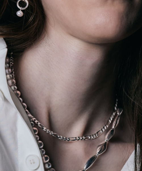 quip queint】lucid necklace/ルーシッド ネックレス シルバー
