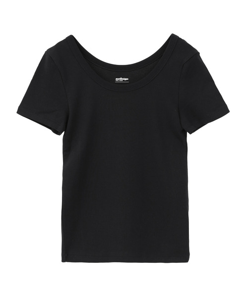 martinique(マルティニーク)の「《追加》《定番》フライス半袖Tシャツ(Tシャツ/カットソー・レディース・ブラウン/ブラック/ネイビー・FREE)」の2枚目の写真
