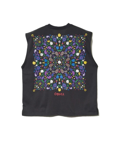 go slow caravan（ゴースローキャラバン）の「Drymix ペイズリー ノースリーブ BIG TEE（タンクトップ・メンズ・イエロー/アイボリー/ブラック系その他2/ミント・LARGE/MEDIUM）」の11枚目の写真