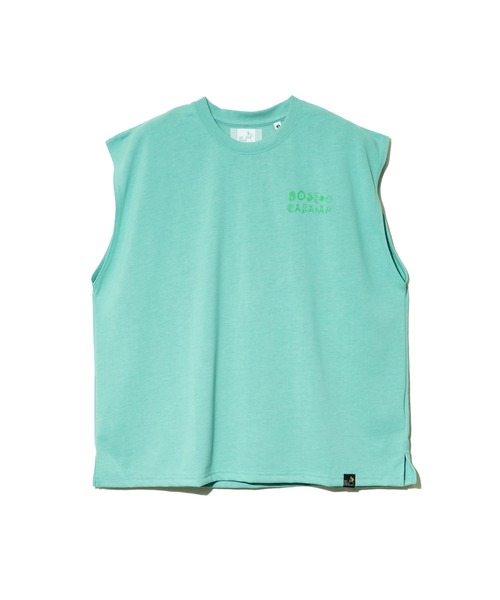 go slow caravan（ゴースローキャラバン）の「Drymix ペイズリー ノースリーブ BIG TEE（タンクトップ・メンズ・イエロー/アイボリー/ブラック系その他2/ミント・LARGE/MEDIUM）」の15枚目の写真