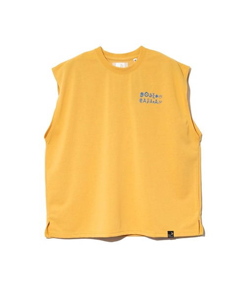 go slow caravan（ゴースローキャラバン）の「Drymix ペイズリー ノースリーブ BIG TEE（タンクトップ・メンズ・イエロー/アイボリー/ブラック系その他2/ミント・LARGE/MEDIUM）」の17枚目の写真