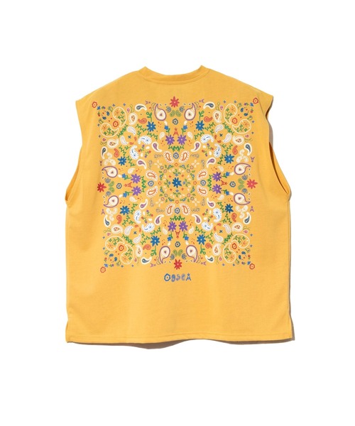go slow caravan（ゴースローキャラバン）の「Drymix ペイズリー ノースリーブ BIG TEE（タンクトップ・メンズ・イエロー/アイボリー/ブラック系その他2/ミント・LARGE/MEDIUM）」の18枚目の写真