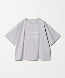 シルケット天竺 エンブロイダリー Tシャツ ‐UVカット・接触冷感‐<A DAY IN THE LIFE>