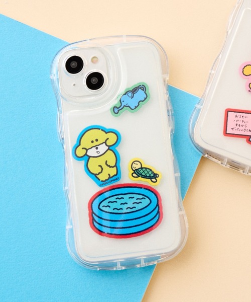 シャカシャカiphoneケース[ぽっこしコラボ]（スマホケース/カバー