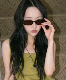 HANGLE EYEWEAR（ハングルアイウェア）の「サンセットムードスクエアサングラスブラウン（サングラス）」