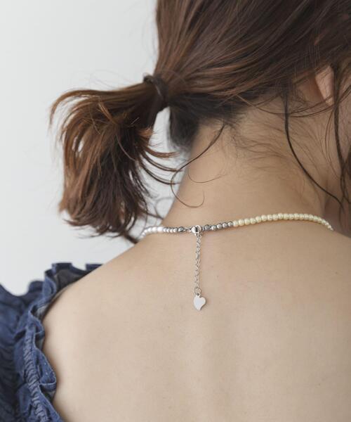 URBAN RESEARCH Sonny Label（アーバンリサーチサニーレーベル）の「パールミックスビーズネックレス（ネックレス・レディース・グリーン・ONE）」の4枚目の写真