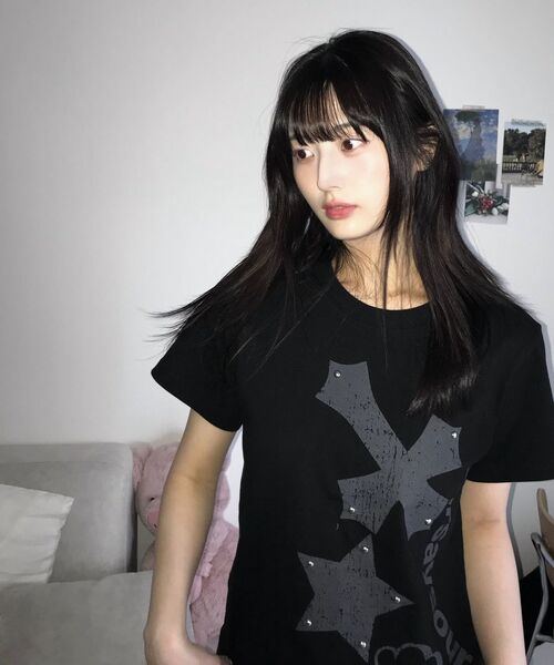 OURSAYSOUR(アワーセイアワー)の「クロスフラワースタッズ半袖Tシャツホワイト(Tシャツ/カットソー・レディース・ホワイト・FREE)」の3枚目の写真