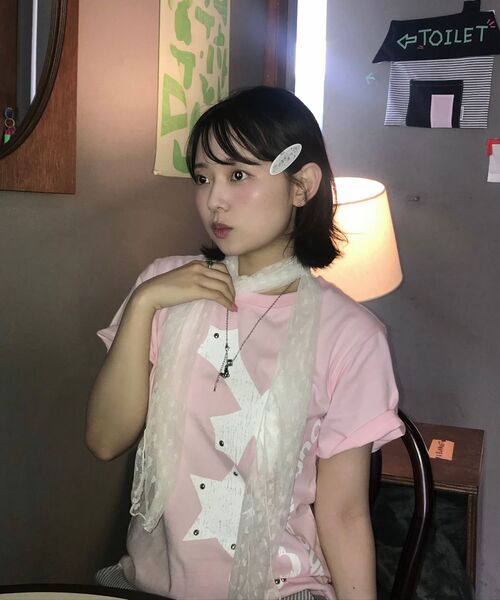 OURSAYSOUR(アワーセイアワー)の「クロスフラワースタッズ半袖Tシャツホワイト(Tシャツ/カットソー・レディース・ホワイト・FREE)」の14枚目の写真