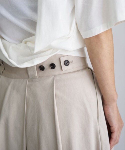 oll(オール)の「French chino skirt(スカート・レディース・ライトベージュ/ネイビー・FREE)」の11枚目の写真