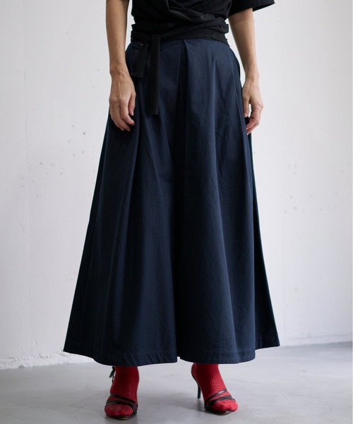 oll(オール)の「French chino skirt(スカート・レディース・ライトベージュ/ネイビー・FREE)」の16枚目の写真