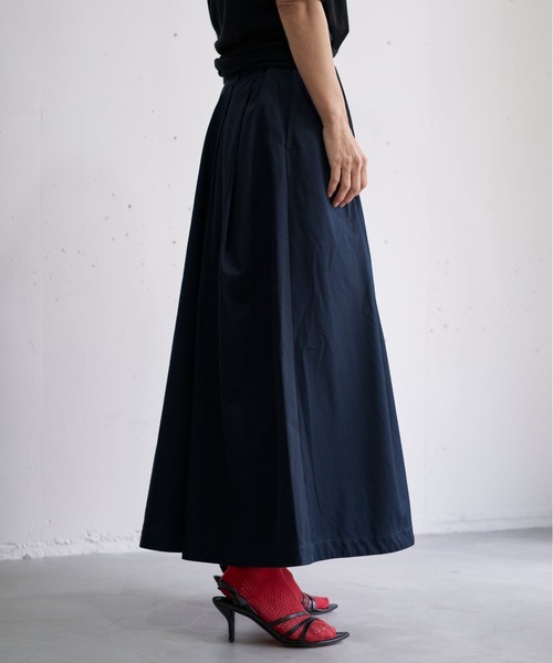 oll(オール)の「French chino skirt(スカート・レディース・ライトベージュ/ネイビー・FREE)」の17枚目の写真
