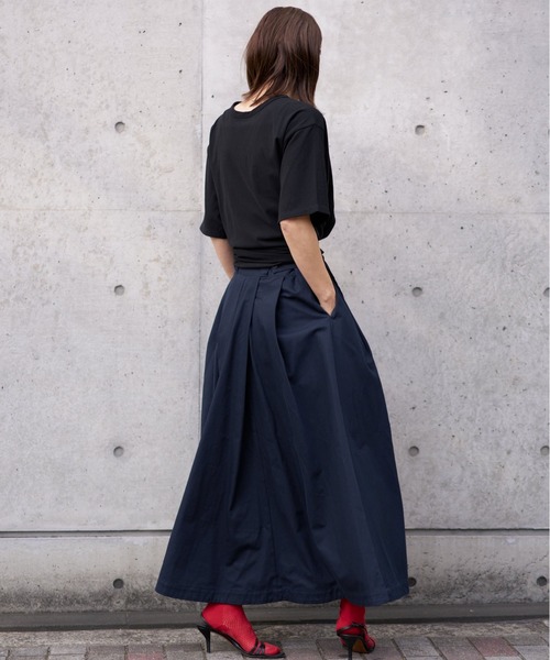 oll(オール)の「French chino skirt(スカート・レディース・ライトベージュ/ネイビー・FREE)」の15枚目の写真
