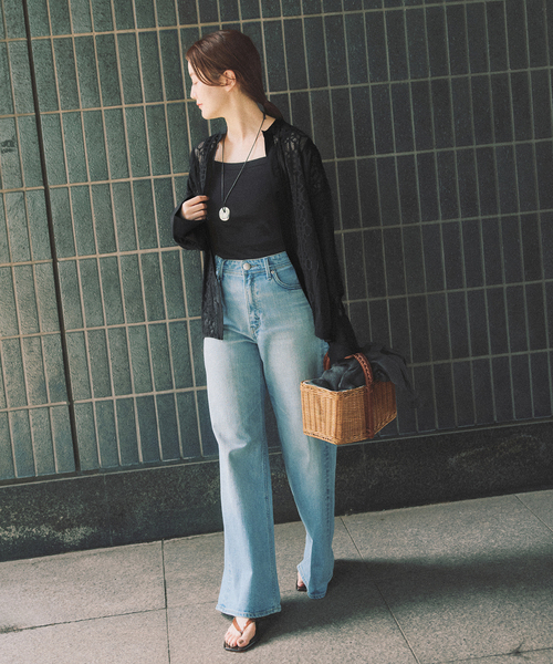 IENA（イエナ）の「《手洗い可》ENレースパッチワークブラウス（シャツ/ブラウス・レディース・ブラック/ホワイト・FREE）」の7枚目の写真