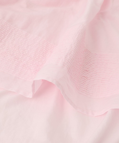 ADAM ET ROPE'(アダムエロペ)の「【AAYUSHI for ADAM ET ROPE'】別注Cotton voile tunic(チュニック・レディース・ブルー/ブラック/ピンク・FREE)」の12枚目の写真