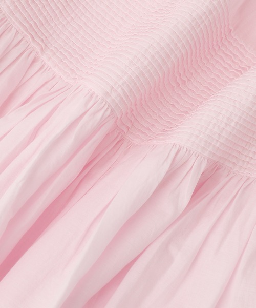 ADAM ET ROPE'(アダムエロペ)の「【AAYUSHI for ADAM ET ROPE'】別注Cotton voile tunic(チュニック・レディース・ブルー/ブラック/ピンク・FREE)」の13枚目の写真