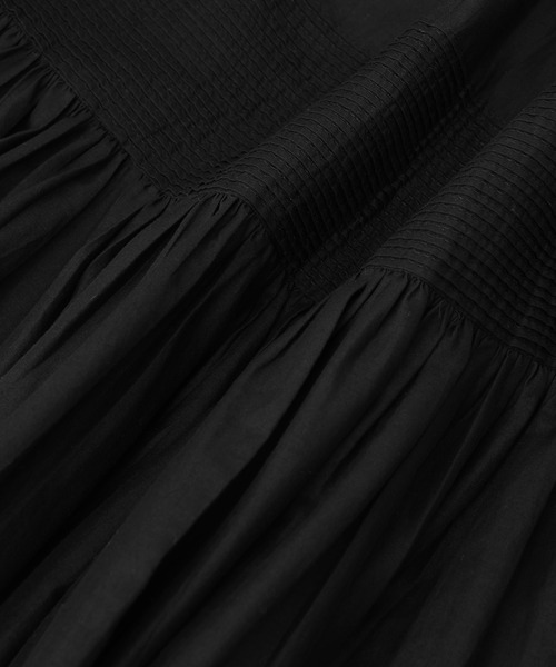 ADAM ET ROPE'(アダムエロペ)の「【AAYUSHI for ADAM ET ROPE'】別注Cotton voile tunic(チュニック・レディース・ブルー/ブラック/ピンク・FREE)」の15枚目の写真