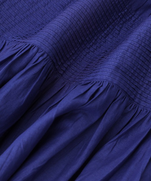 ADAM ET ROPE'(アダムエロペ)の「【AAYUSHI for ADAM ET ROPE'】別注Cotton voile tunic(チュニック・レディース・ブルー/ブラック/ピンク・FREE)」の17枚目の写真