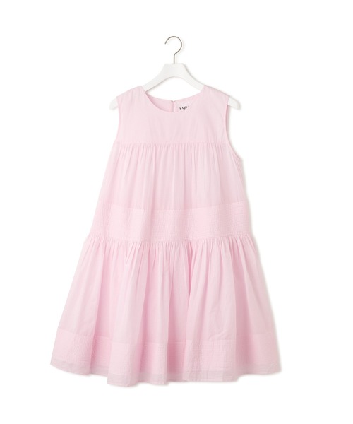ADAM ET ROPE'(アダムエロペ)の「【AAYUSHI for ADAM ET ROPE'】別注Cotton voile tunic(チュニック・レディース・ブルー/ブラック/ピンク・FREE)」の5枚目の写真
