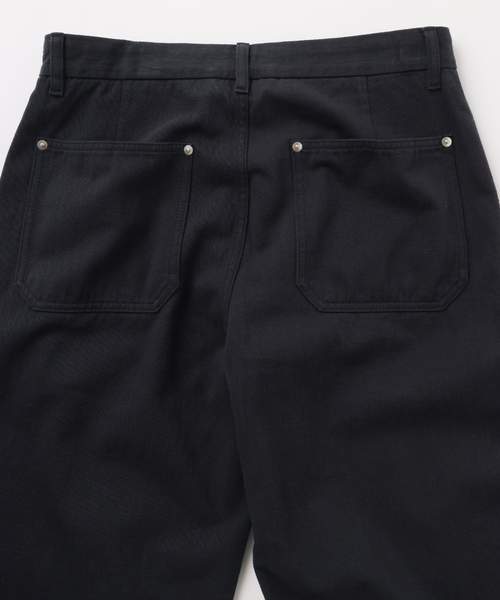 UNFOLLOW(アンフォロー)の「【FOLL / フォル】loose woven straight fit chino(チノパンツ・メンズ・ネイビー/キャメル・1/2/3)」の7枚目の写真