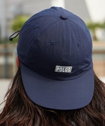POLeR（ポーラー）の「POLeR/ポーラー FURRY FONT NYLON 6P CAP シリコンロゴ ナイロン6Pキャップ フラットバイザー ナイロン アウトドア デイリー 2026年夏 夏服（キャップ）」